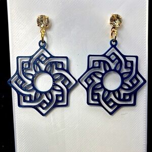 The Garden Bloom Blue Earrings